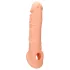 RealRock - penissleeve - 21 cm - naturfärg