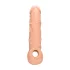 RealRock - penissleeve - 21 cm - naturfärg