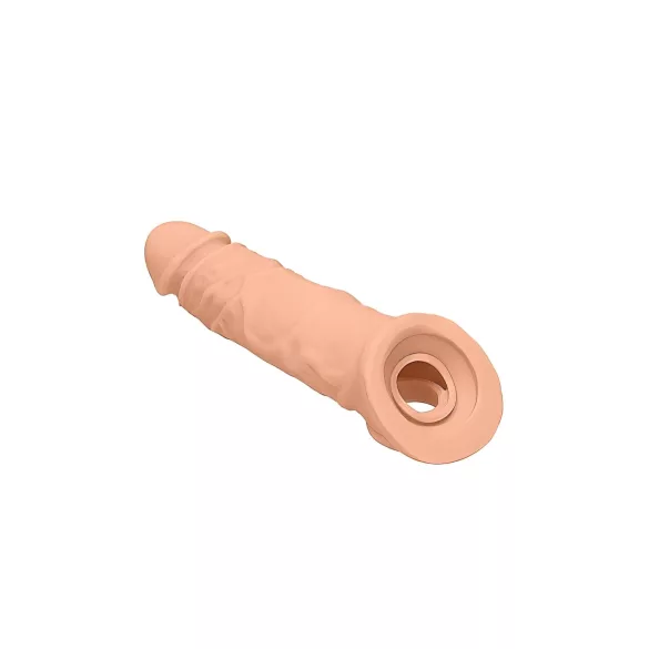 RealRock - penissleeve - 21 cm - naturfärg