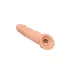 RealRock - penissleeve - 21 cm - naturfärg