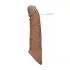 RealRock - penissleeve 21cm - mörk natur