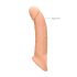 RealRock Penissleeve 9 (21,5 cm) - natur