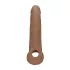 RealRock - penissleeve - 21,5 cm - mörk natur