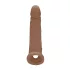 RealRock - penissleeve - 21,5 cm - mörk natur