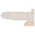 RealRock Penis Sleeve 9 - Penishylsa (21,5 cm) - Mörk Natur