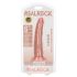 RealRock Slim - realistisk dildo - 15,5 cm (naturfärg)