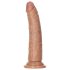 RealRock Slim - realistisk dildo 15,5 cm (mörk naturfärg)