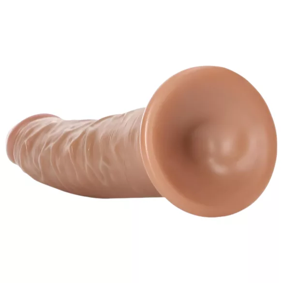 RealRock - realistisk dildo 15,5cm - mörk naturfärg