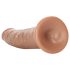 RealRock Slim - realistisk dildo 15,5 cm (mörk naturfärg)