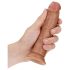 RealRock - realistisk dildo - 15,5 cm (mörk natur)