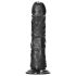 RealRock - realistisk dildo med sugpropp - 15,5 cm (svart)