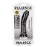 RealRock - realistisk dildo med sugpropp - 15,5 cm (svart)