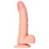 RealRock - Sugkoppsdildo, realistisk - 15,5cm (naturlig)