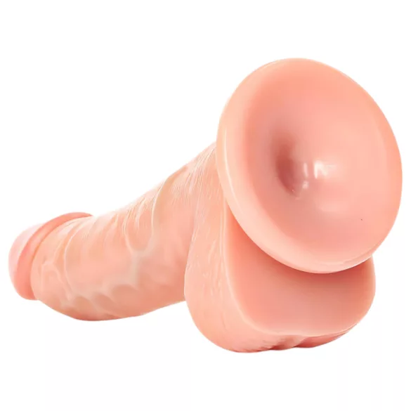 RealRock - realistisk dildo med sugkopp - 15,5 cm - natur