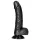 RealRock - realistisk dildo med sugkopp - 15,5 cm - svart