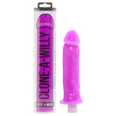 Clone-a-Willy - penisavgjutningssats med vibrator - lila