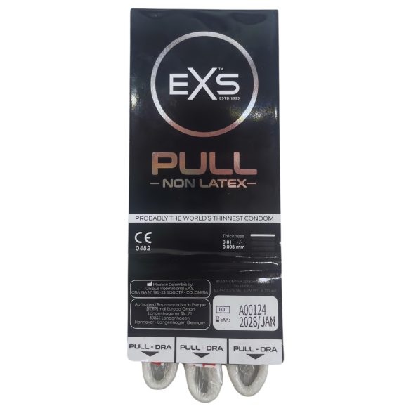 EXS - Latexfritt kondom (3 st)