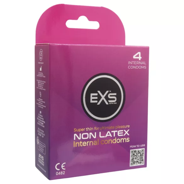 EXS Intern kondom - latexfritt kvinnligt kondom (4 st)
