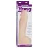 Doc Johnson Vac-U-Lock 12-tums realistisk dildó med pung (natur)