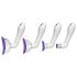 Doc Johnson Intimate - Vibrerande sugpump set (lila)