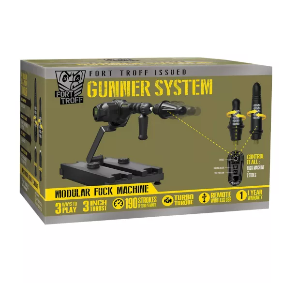 Doc Johnson Gunner System - sexmaskin - svart