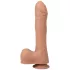 Doc Johnson - stötvibrator med fjärrkontroll - mini uncut - naturfärg