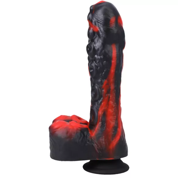 Doc Johnson - lökande vibrator med fjärrkontroll - röd - Mini F-Machine Tendril