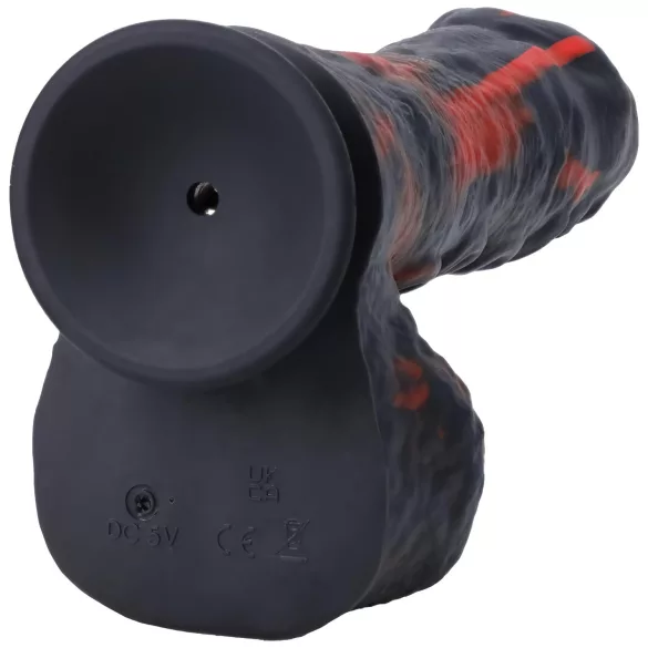 Doc Johnson - lökande vibrator med fjärrkontroll - röd - Mini F-Machine Tendril