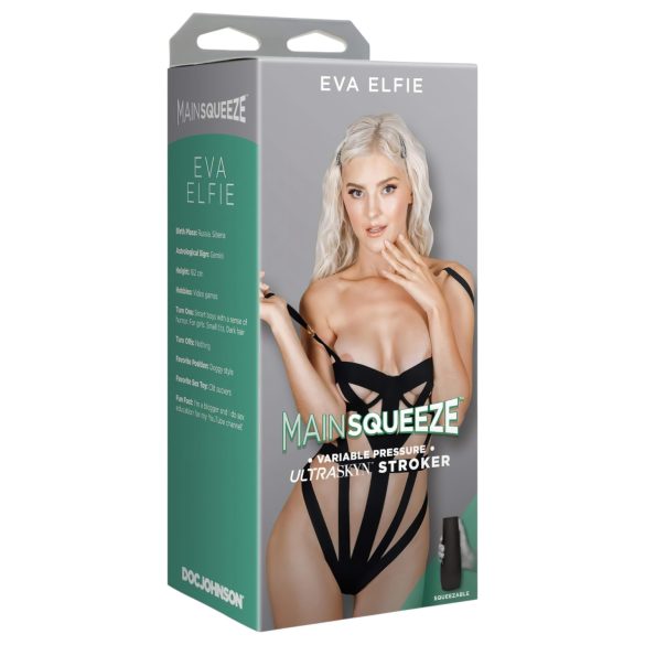 Doc Johnson Eva Elfie - realistisk onanihylsa - Ultraskyn - hudfärgad