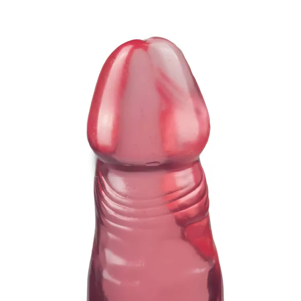 Crystal Jellies - analdildo med sugkopp (rosa)