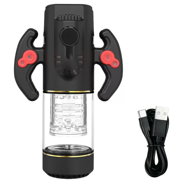 AlvUp - automatisk roterande masturbator - svart