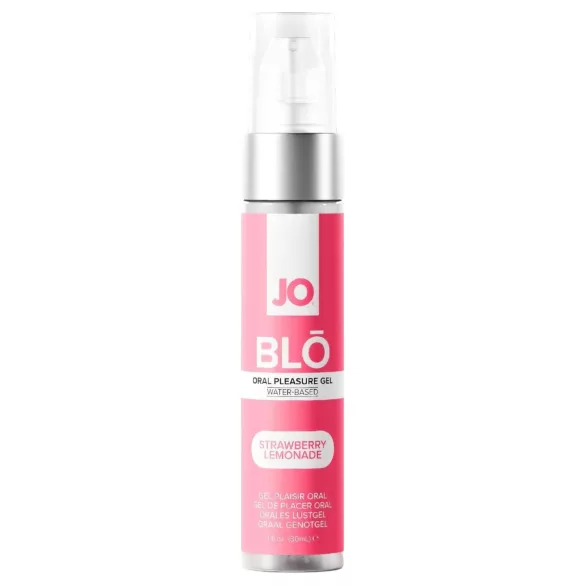 System JO BLO - smaksatt oralsexgel, jordgubb‑lemonad (30 ml)