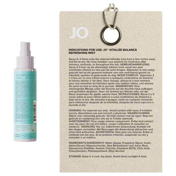 System JO Vitalize - intim uppfriskande spray (60 ml)