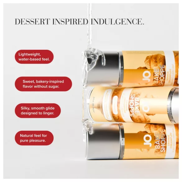 System JO Bake Shoppe - smaksatt glidmedel, éclair (60 ml)