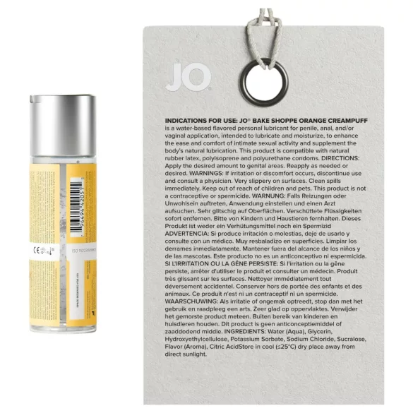 System JO Bake Shoppe - smaksatt glidmedel, éclair (60 ml)