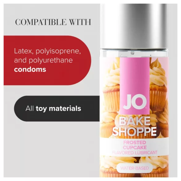 System JO Bake Shoppe - smaksatt glidmedel, glasyrmuffins (60 ml)