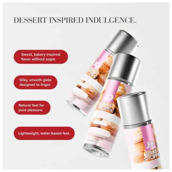 System JO Bake Shoppe - smaksatt glidmedel, glasyrmuffins (60 ml)