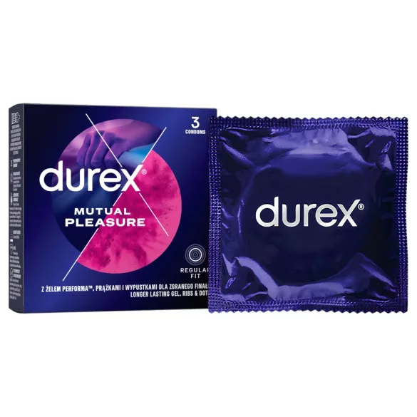 Durex Mutual Pleasure - fördröjande kondom (3 st)