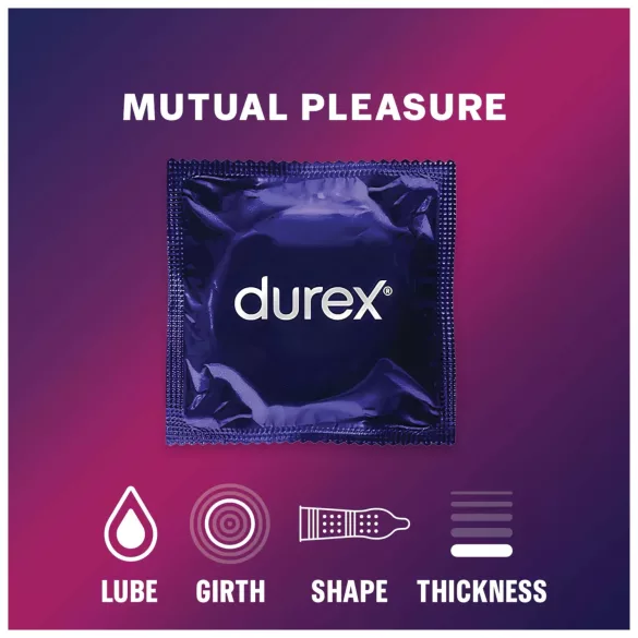 Durex Mutual Pleasure - fördröjande kondom (3 st)