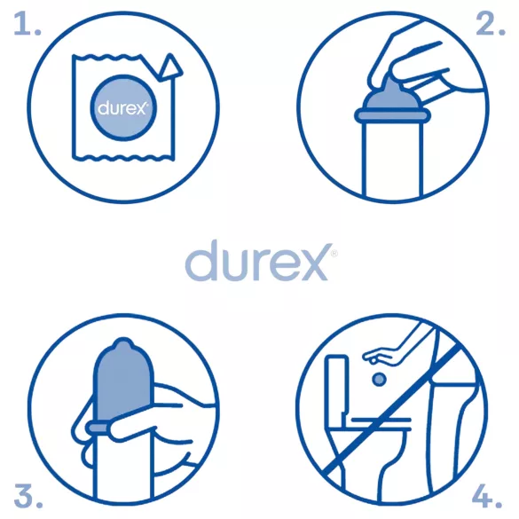 Durex Mutual Pleasure - fördröjande kondom (3 st)