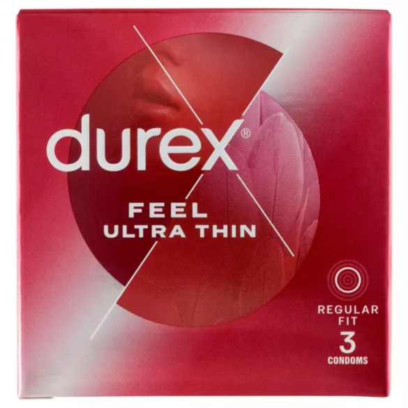 Durex Feel Ultra Thin - ultra realistiska kondomer (3 st)