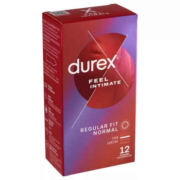Durex - tunn kondom - extra känsla - 12 st