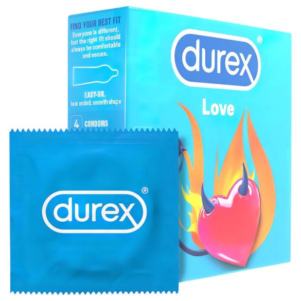Durex Kondomer Love - Easy-on kondomer (4-pack)