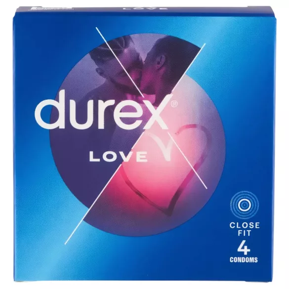 Durex Love - kondom - nära passform - 4 st