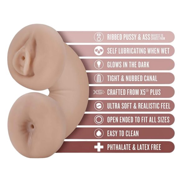 Enlust Tasha - masturbator vagina anus med bilder - naturfärg