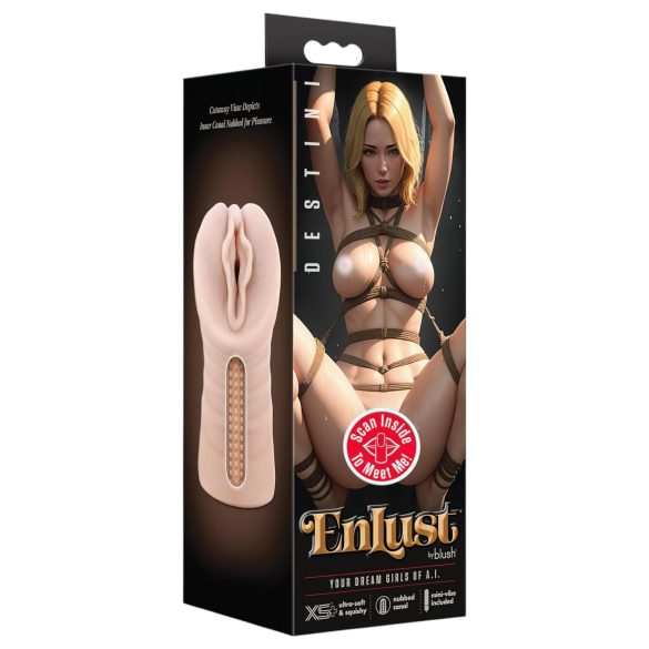 Enlust Destini - masturbator med vibration - AI-bilder - naturfärg
