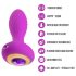 Oh My Gem – Vibrerande analplugg med ädelsten (lila)