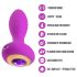 Oh My Gem - analplugg med vibrator och sten - lila