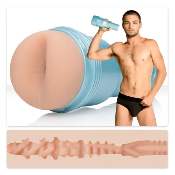 Fleshjack Johnny Rapid Man - realistisk analmasturbator - hudfärgad