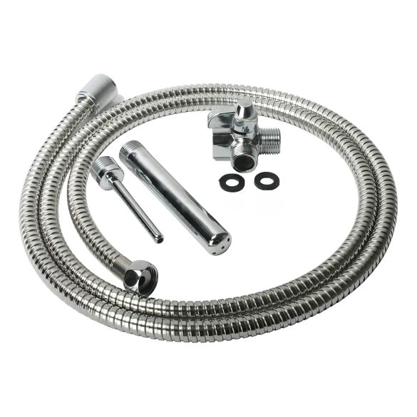 Duschlavemang - intimt duschset i aluminium (silver)